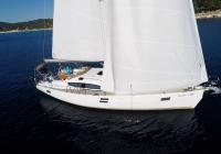 barcha a vela scafo lato barca a vela elan 45 impression vele di yacht a vela